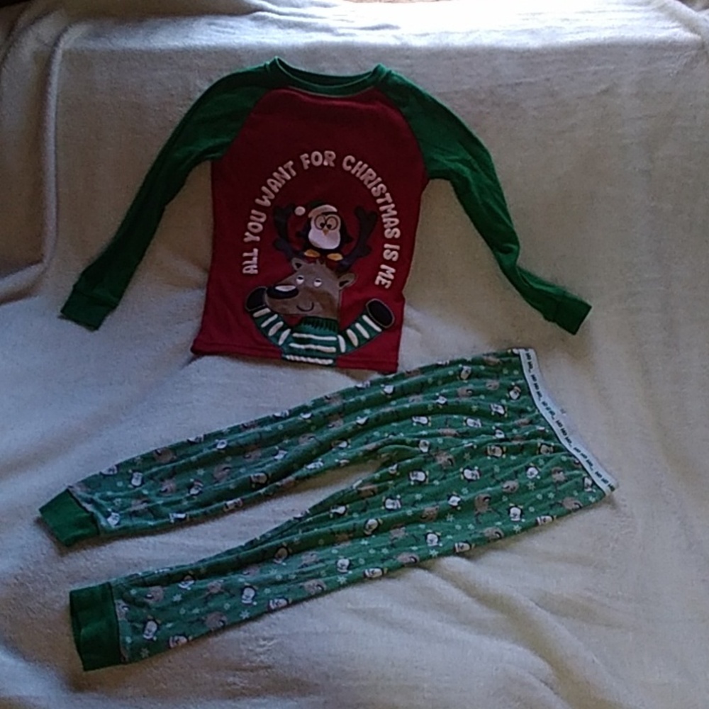 Girls Christmas Pajamas Size 4T